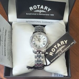 New Rotary Le Originales Limited Edition Women's Stainless / Roman Numerals